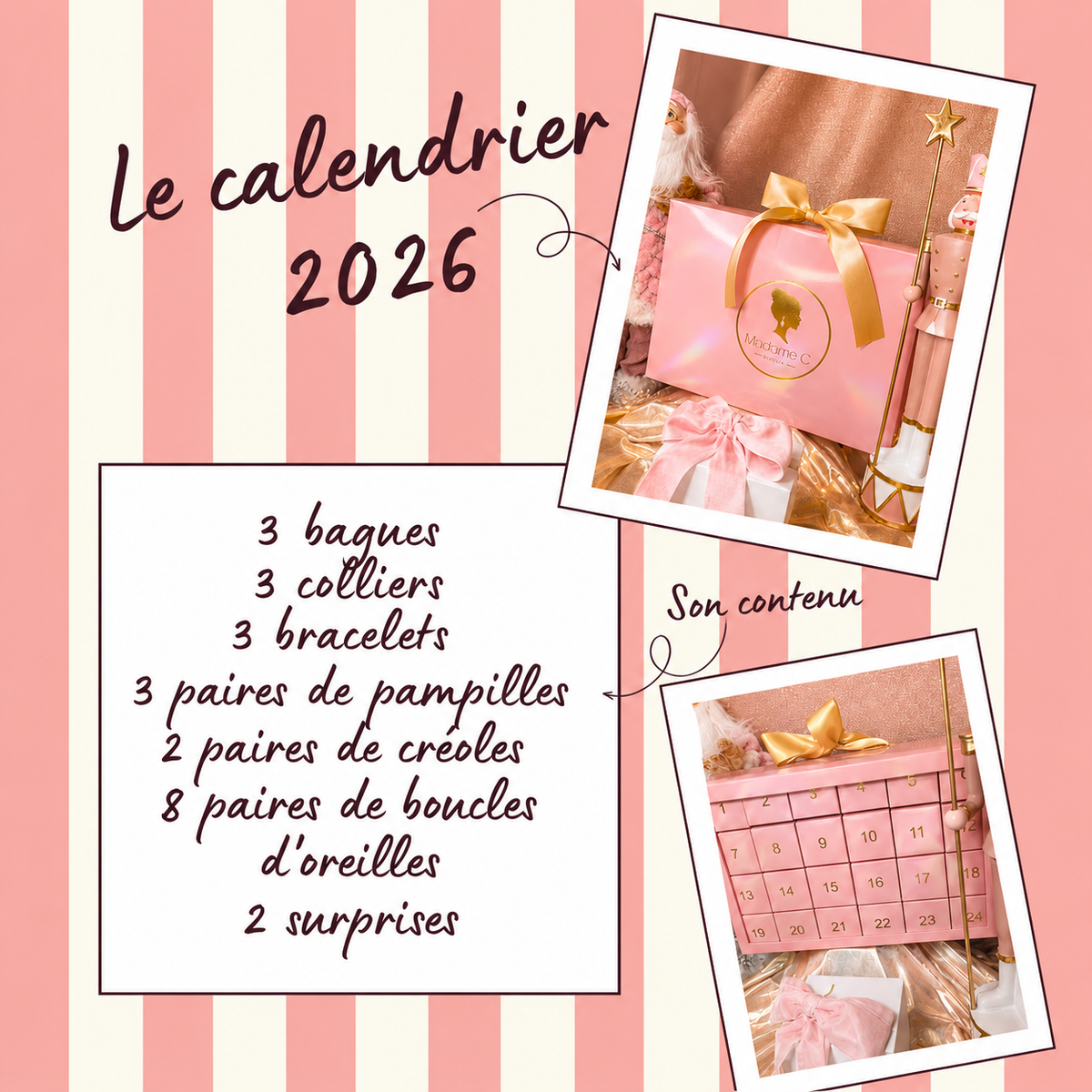 Calendrier de l'avent paiement en 2x